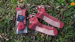 跑山獸 COOLMAX 運動襪(紅色)