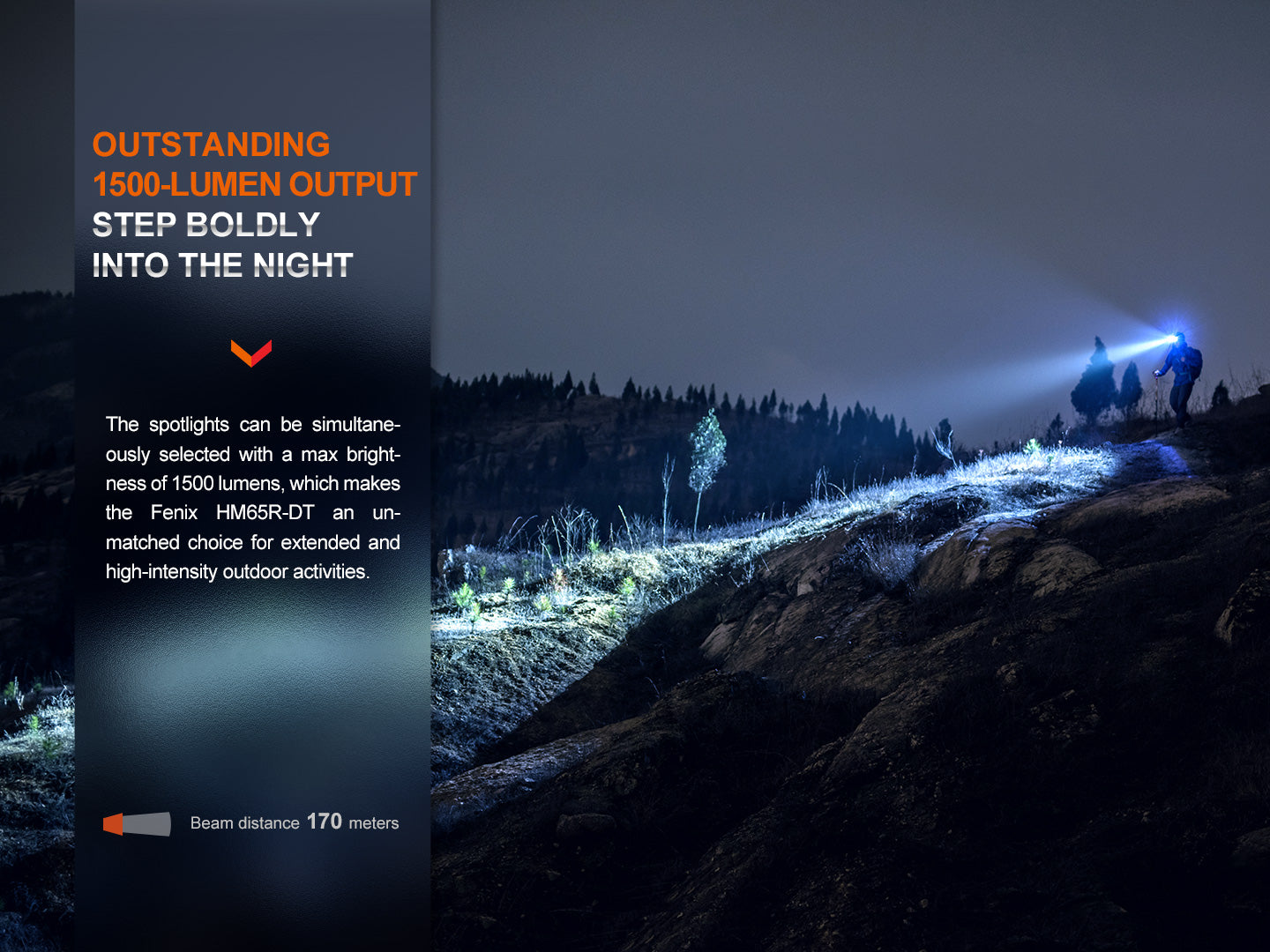 Fenix HM65R-DT headlamp