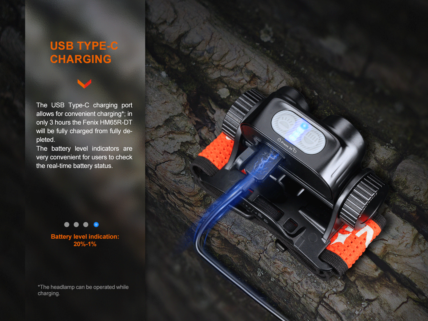 Fenix HM65R-DT headlamp
