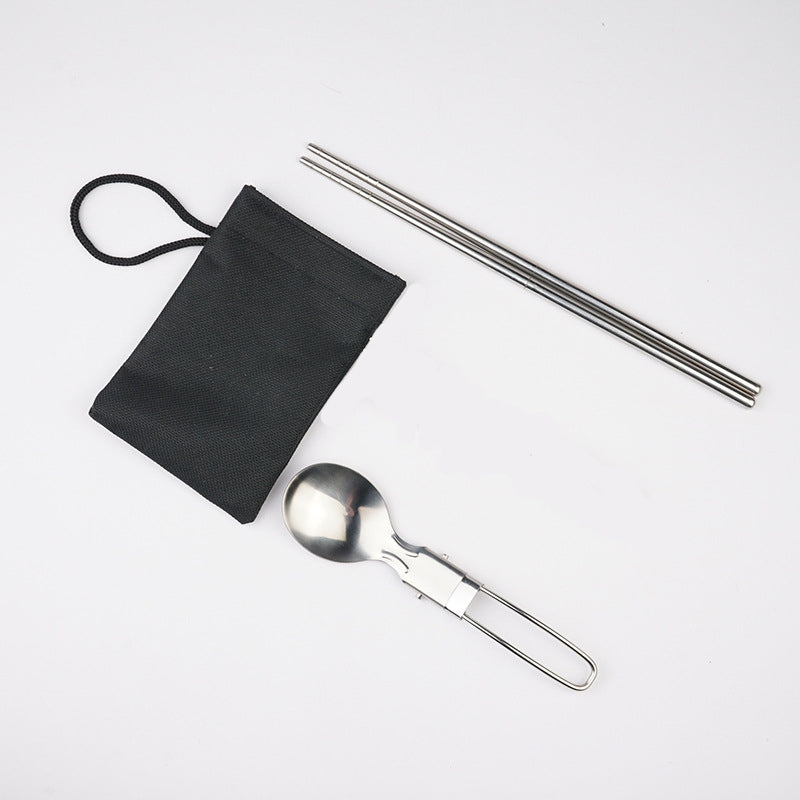 FOLDABLE BOWL & CUP & CUTLERY SET