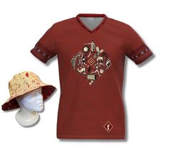 T-shirt Formosa Trail RED and HAT