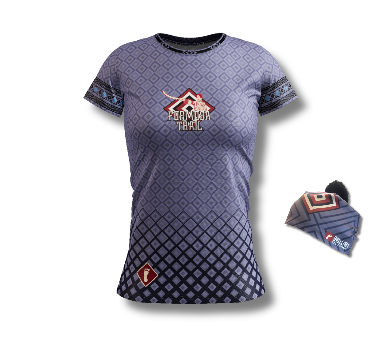 Formosa Trail 紅色 T-shirt + 帽子