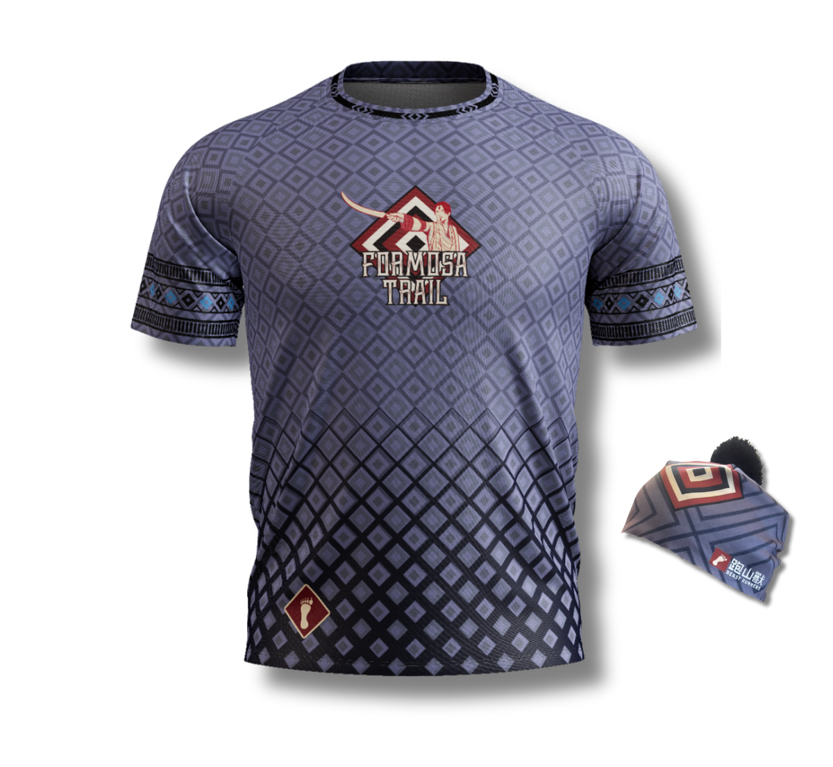 Formosa Trail 紅色 T-shirt + 帽子